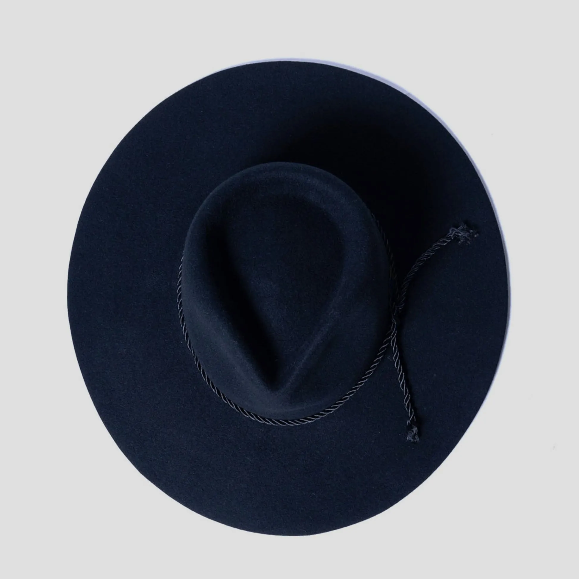 Classic Men's Felt Fedora Hat - Walnut